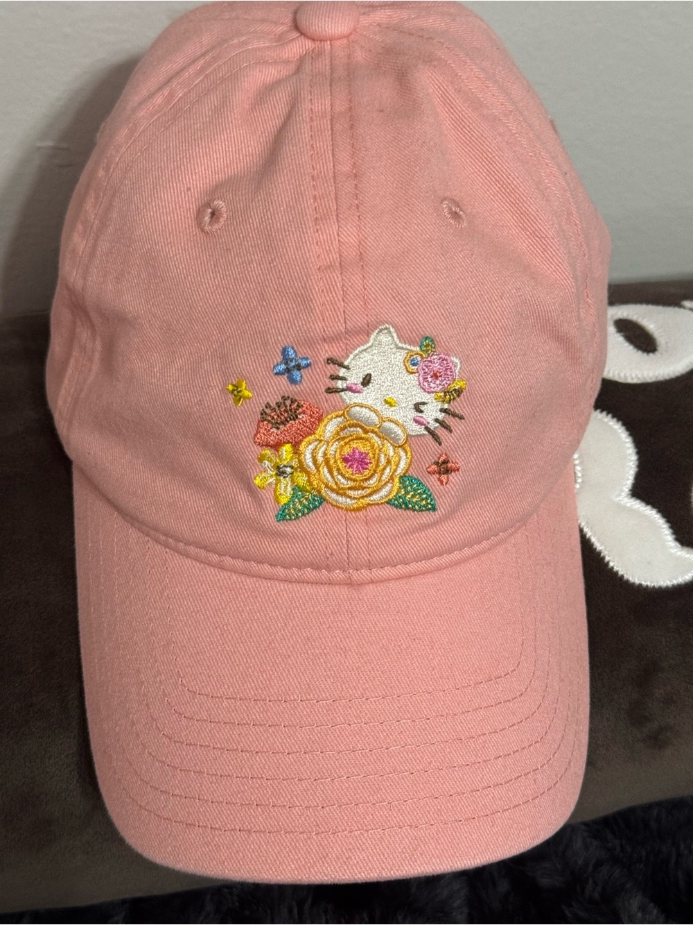Hello Kitty Floral Ballcap